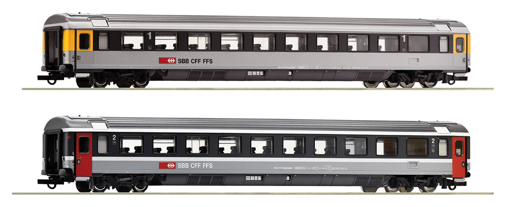 [ROC 74023] Roco : Set de 2 Voitures EuroCity EC7 CFF │ Continu