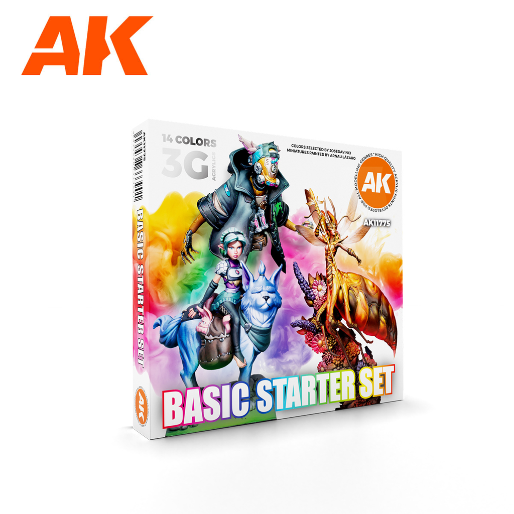 [AK AK11775] Ak : Basic Starter Set │ 3rd Generation Acrylics