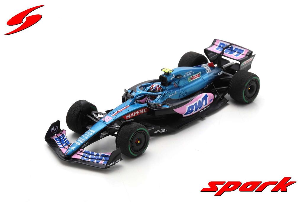 Spark : BWT Alpine A522 │ No.31 Alpine F1 Team 4Th Japanese GP 2022 Esteban Ocon [1/43]