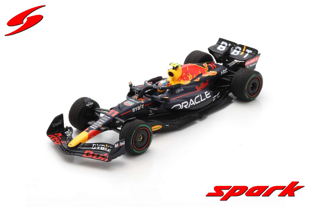Spark : Oracle Red Bull Racing RB18 │ No.11 Oracle Red Bull Racing Winner Singapore GP 2022 Sergio Perez [1/43]