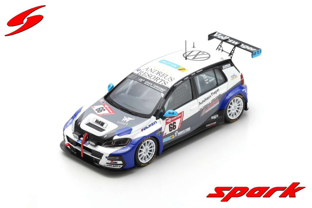 Spark : Golf GTI TCR dsg │ No.66 msc Emstal E.V. im Adac 24h Nürburgring 2022 S. Schemmann - F. Haller - D. Fink - P. Elkmann [1/43]