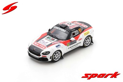 Spark : Abarth 124 Rally RGT │ No.51 Rally Monte Carlo 2022 Alberto Sassi - Gabriele Romei [1/43] [1/43]