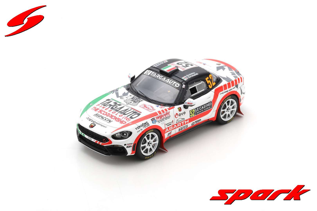 [SPK S6704] Spark : Abarth 124 Rally RGT │ No.52 Rally Monte Carlo 2022 Roberto Gobbin - Fabio Grimaldi [1/43] [1/43]