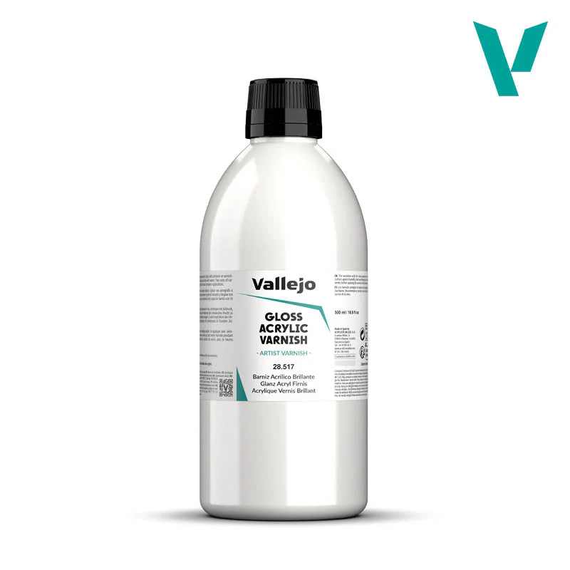[VAL 28.517] Vallejo : Vernis Brillant  Acrylique 500ml