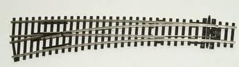 Peco : Aiguillage courbe gauche Large Rayon