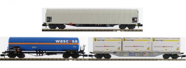 Minitrix :SET DE TROIS WAGONS