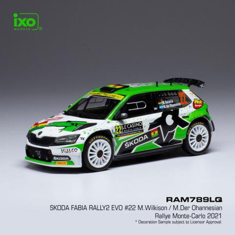 [IXM RAM789LQ] Ixo models : SKODA FABIA RALLY2 EVO