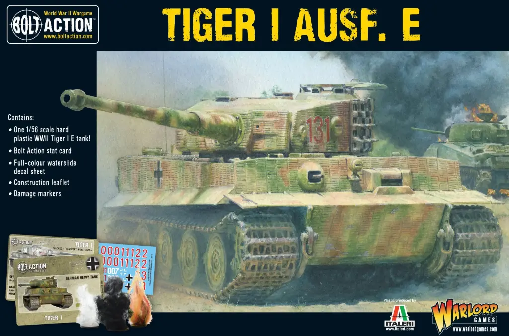 [WLG 402012015] Bolt Action : German Heavy Tank Tiger I Ausf.E │ Mid - Late