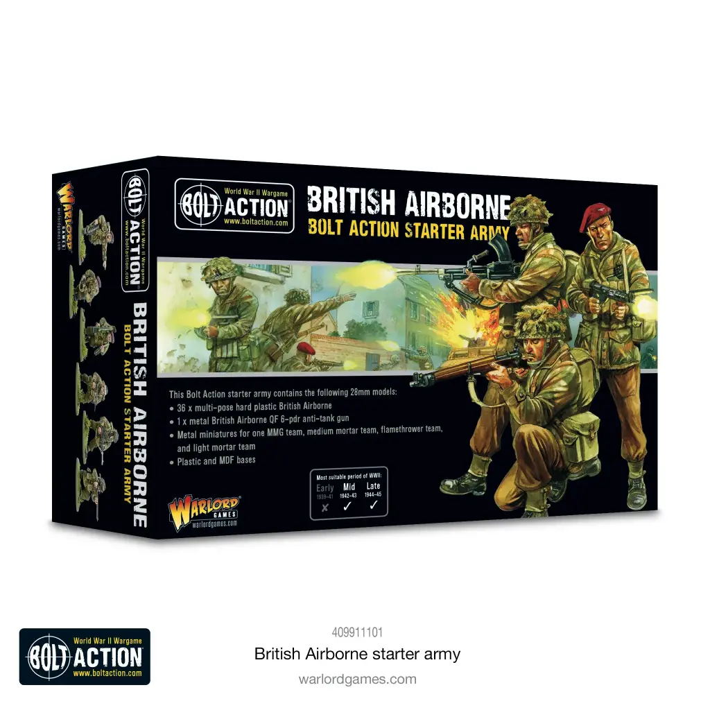 [WLG 409911101] Bolt Action : British Airborne Starter Army