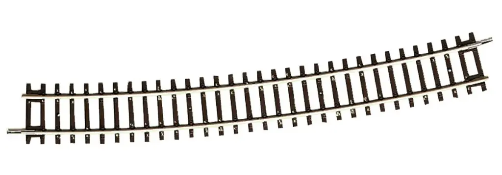 Roco :  Courbe R10 r 888mm 15°. Contre-courbe pour aiguillages 15°.