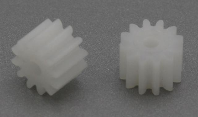 [BRM S-420] BRM : 2 Pignons Plastique AW 12 Dents 6.8MM Diametre
