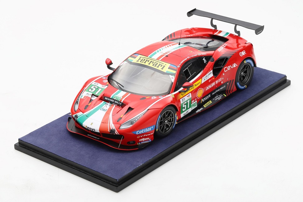 [LOO LS18LM032] Looksmart : Ferrari 488 GTE EVO No.51 – AF Corse 2nd LMGTE Pro class 24H Le Mans 2022 A. Pier Guidi – J. Calado – D. Serra