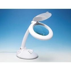 Lightcraft : Lampe de Table à Loupe à Led avec Base Organisateur