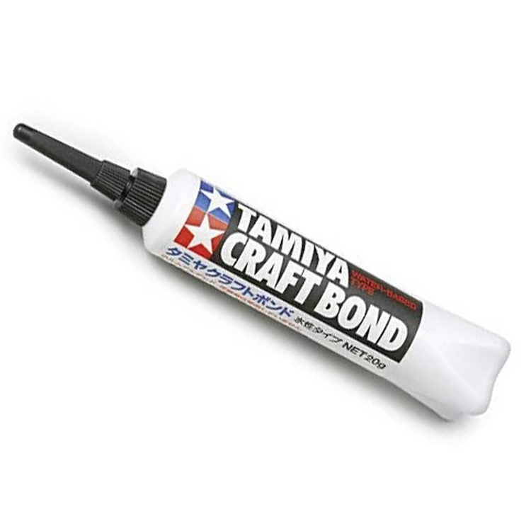 Tamiya : Colle Craft Bond/Adhesive "Water-Based Type" (20g)
