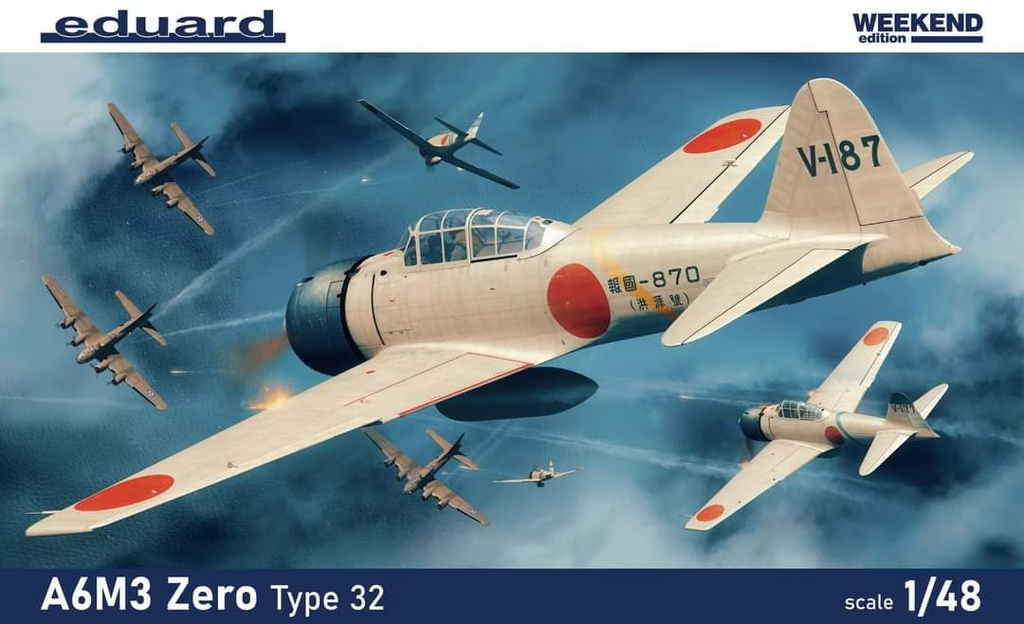 Eduard : A6M3 Zero Type 32 │ Weekend edition