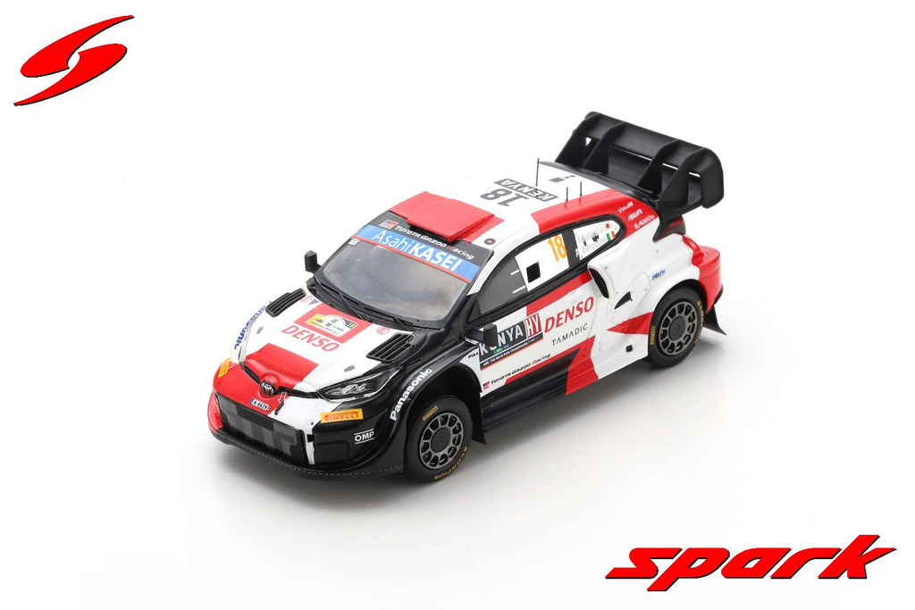 Spark : Toyota Gr Yaris Rally1 │ No.18 Toyota Gazoo Racing Wrt 3rd Rally Safari Kenya 2022 T. Katsuta - A. Johnston [1/43]