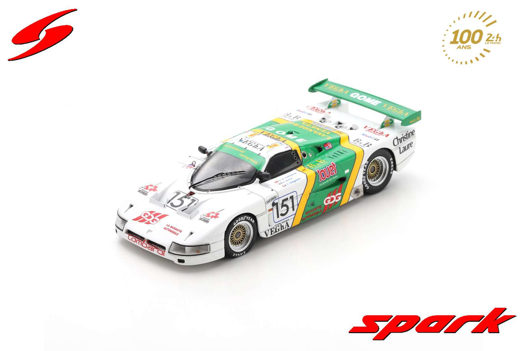 Spark : Spice SE87C │ No.151 24h Le Mans 1989 P-A. Lombardi - B. Sotty - F. magnani [1/43]