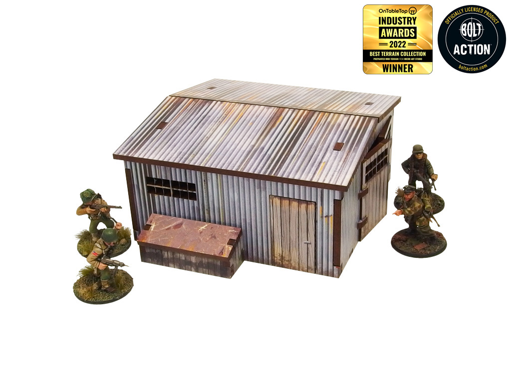 Micro Art Studio : Abris Large (prépeint) │ WW2 Normandy