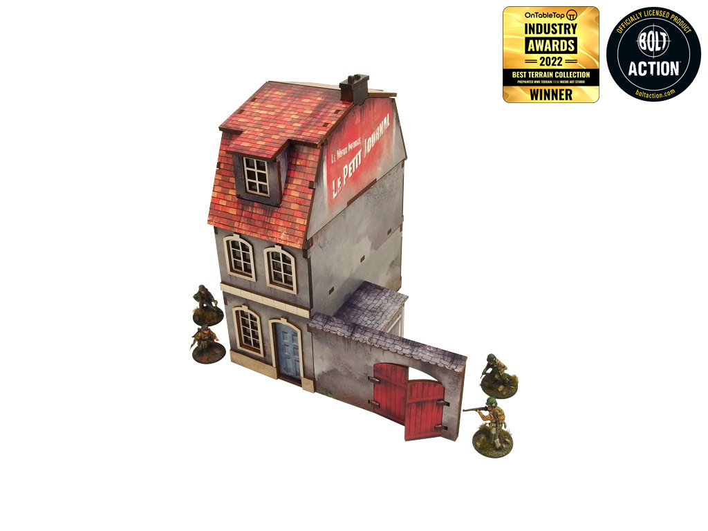 MicroArt Studio :  Townhouse 1 (prépeint ) │ WW2 Normandy
