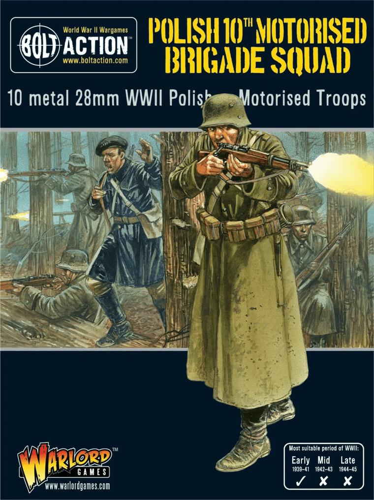 [WLG WGB-PI-03] Bolt Action : Polish 10th Motorised Brigade Squad │ Early