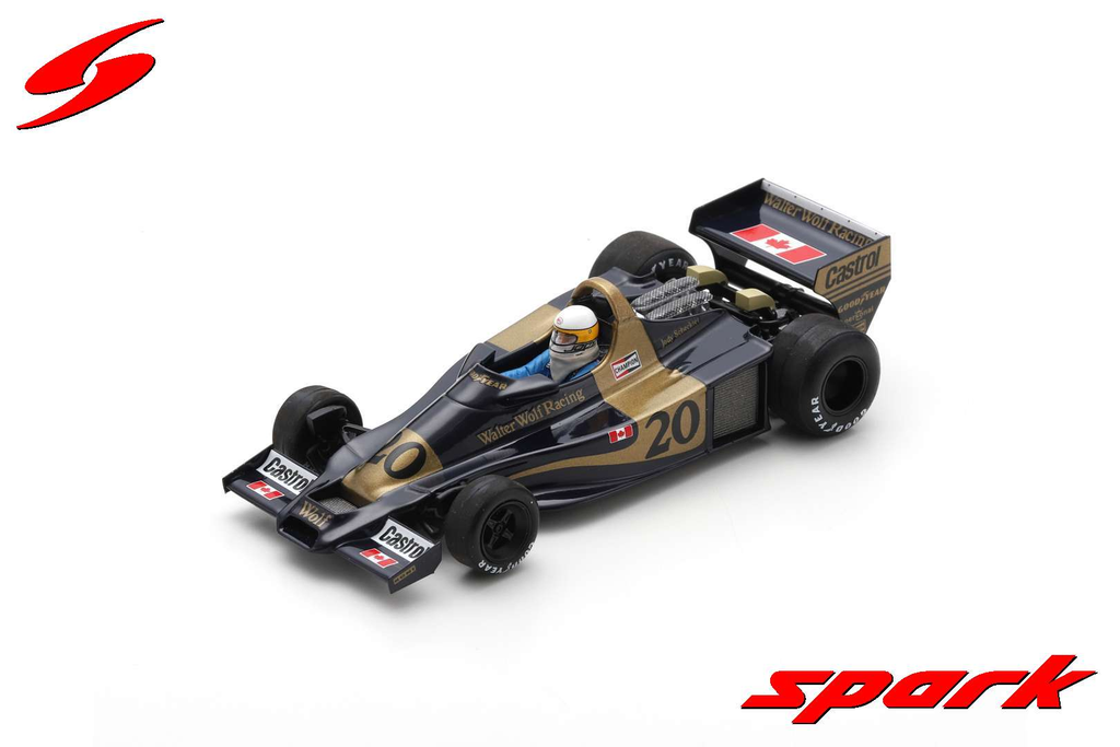 Spark model : WOLF WR1 NO.20 WINNER MONACO GP 1977 JODY SCHECKTER [1/43]
