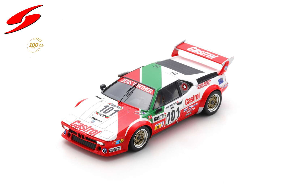 Spark : BMW M1 │ No.101 24h Le Mans 1984 J. Winther - D. Mercer - L-V. Jensen [1/43]