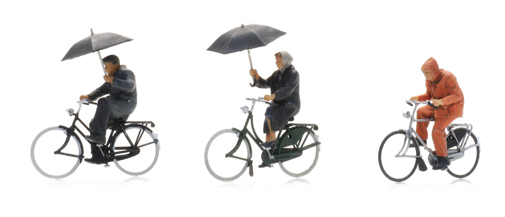 Artitec : Cyclistes sous la pluie 