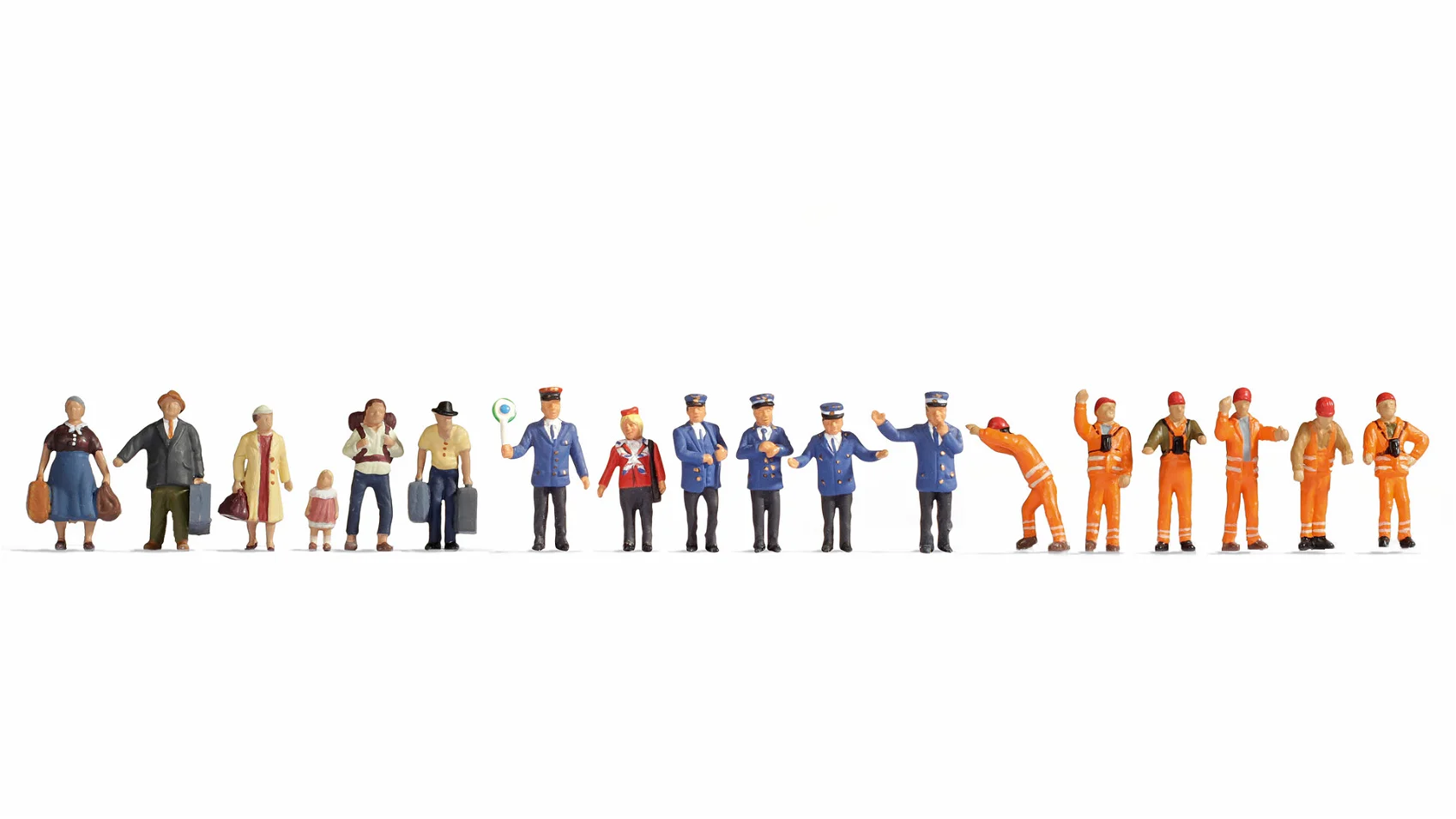 Noch : 18 Figurines A la Gare