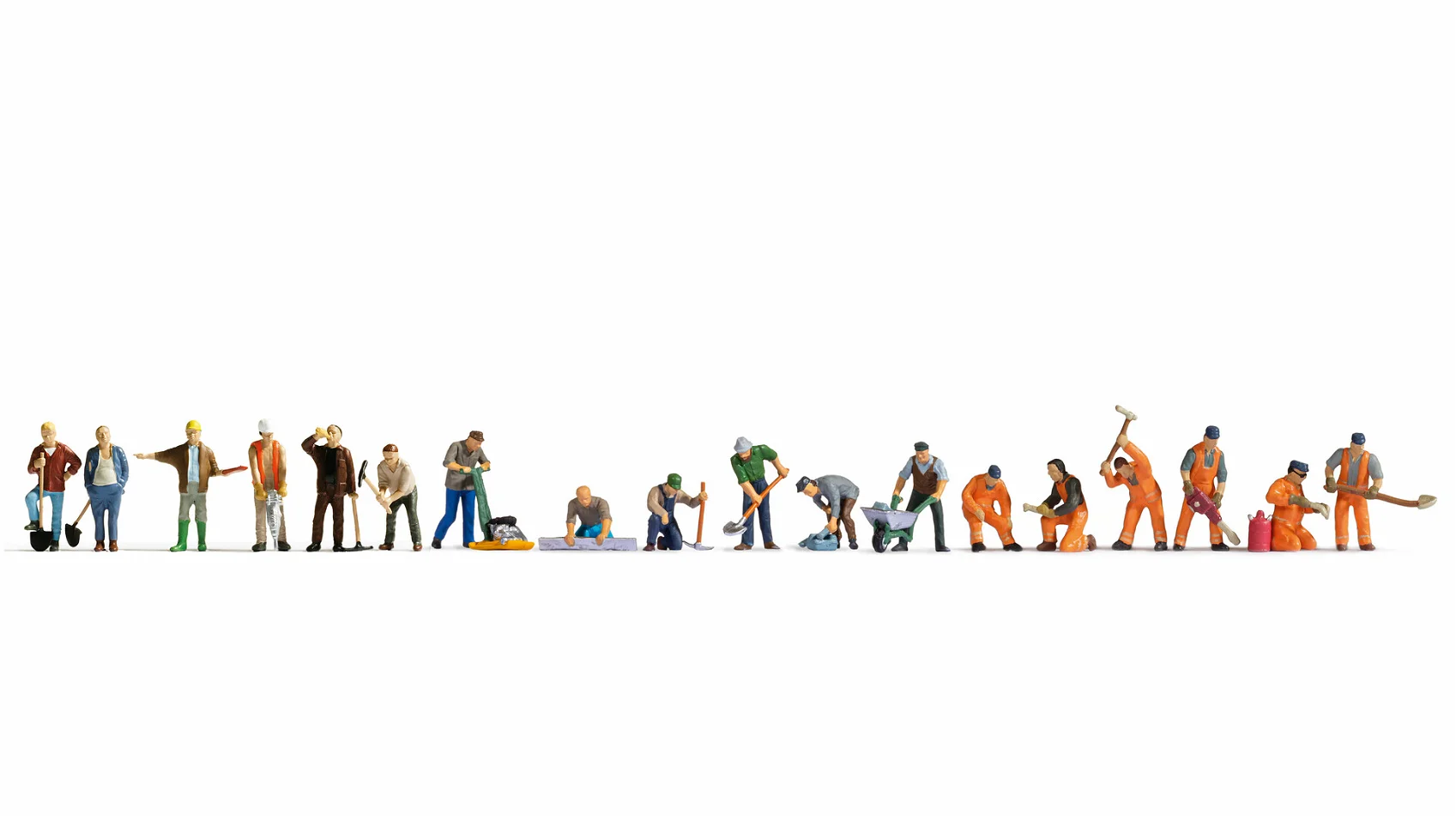 Noch : 18 Figurines au Travail