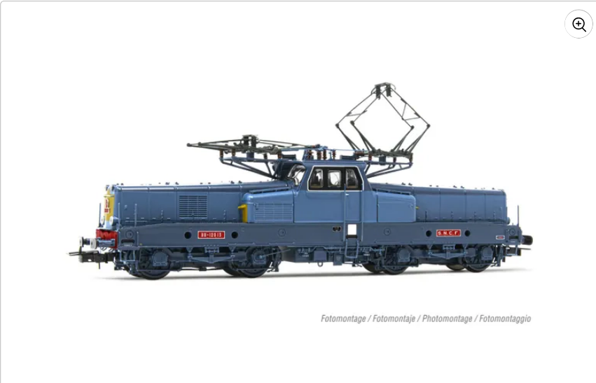 Jouef : Locomotive électrique BB12013 Bleue et Jaune