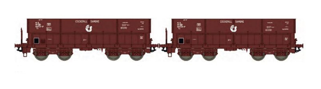 [LSM 32085] Lsmodels : 2 wagons à minerai COCKERILL SAMBRE