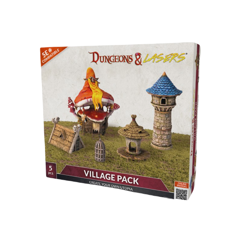 [ARS DNL0066] Dungeons & Lasers : Village Pack │ Dungeons & Dragons 5E Compatible