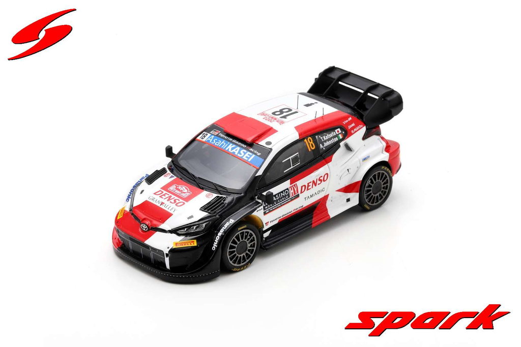 Spark : Toyota Gr Yaris Rally1 Hybrid │ No.18 Toyota Gazoo Racing WRT 6th Rally Monte Carlo 2023 T. Katsuta - A. Johnston [1/43]