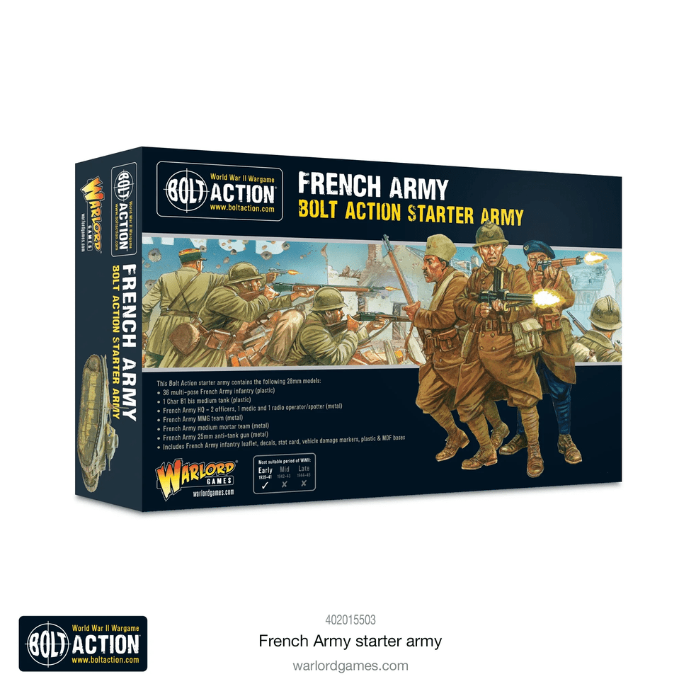 [WLG 402015503] Bolt Action : French Army Starter Set │ Early