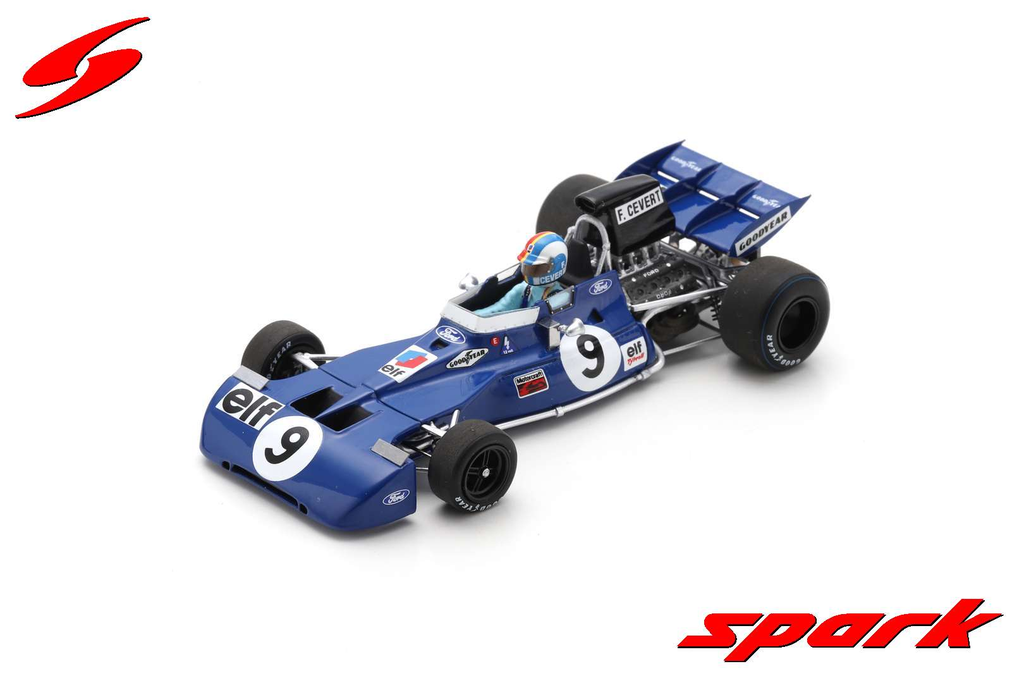 Spark : Tyrrell 002 │ No.9 Winner US GP 1971 François Cevert [1/43]