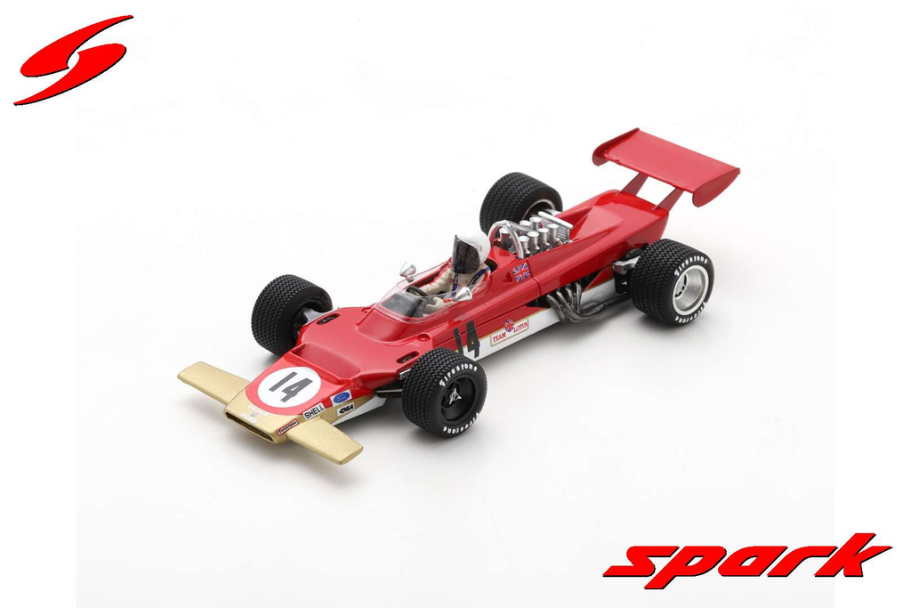 Spark : Lotus 63 │ No.14 French GP 1969 John Miles [1/43]