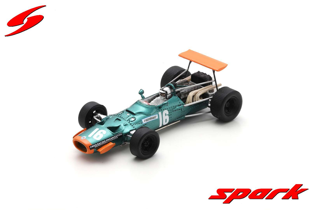 Spark : BRM P133 │ No.16 3rd Canadian GP 1968 Pedro Rodriguez [1/43]