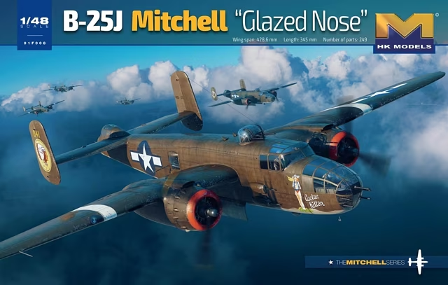 HK Models : B-25J Mitchell Glazed Nose