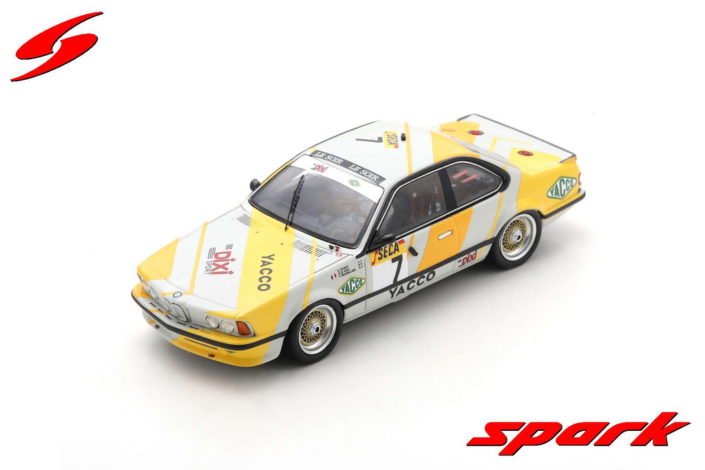 Spark : BMW 635 CSI │ No.7 Dixi Sport 24h Spa 1988 G. Févrot - B. Di gioia - F. Delavallade [1/43]