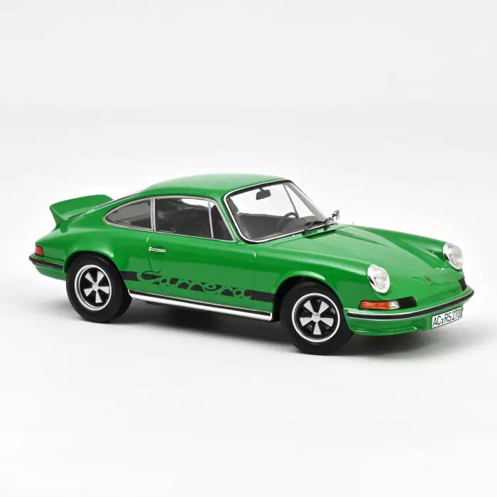 [NOR 187680] Norev : Porsche 911 RS 1973 Vert avec deco noire 1/18