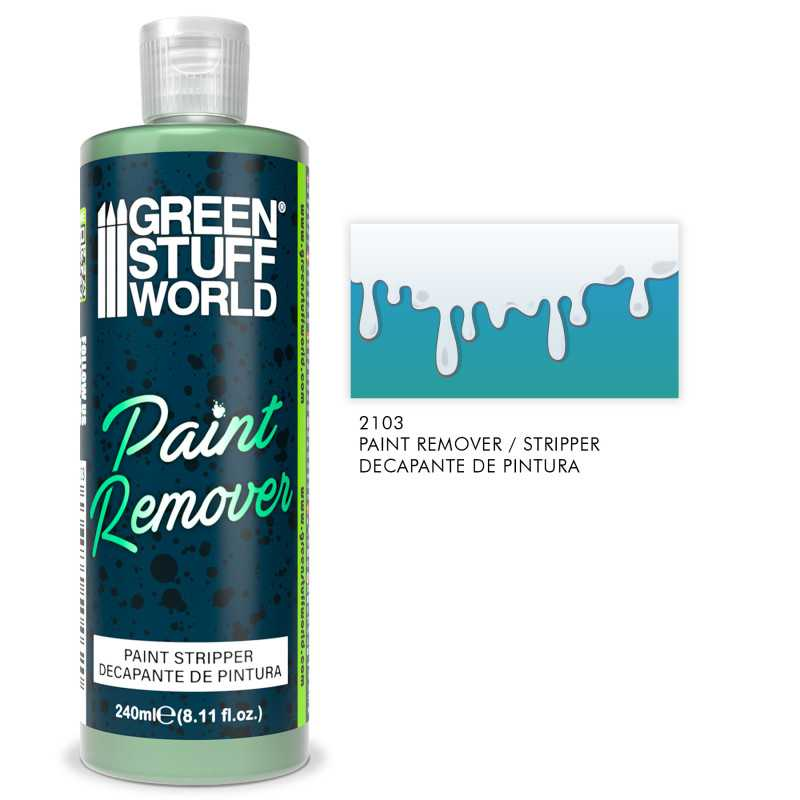 [GSW 2103] Green Stuff World : Décapant Peinture Paint Remover 240ml (Pour Plastique, Résine & Métal)