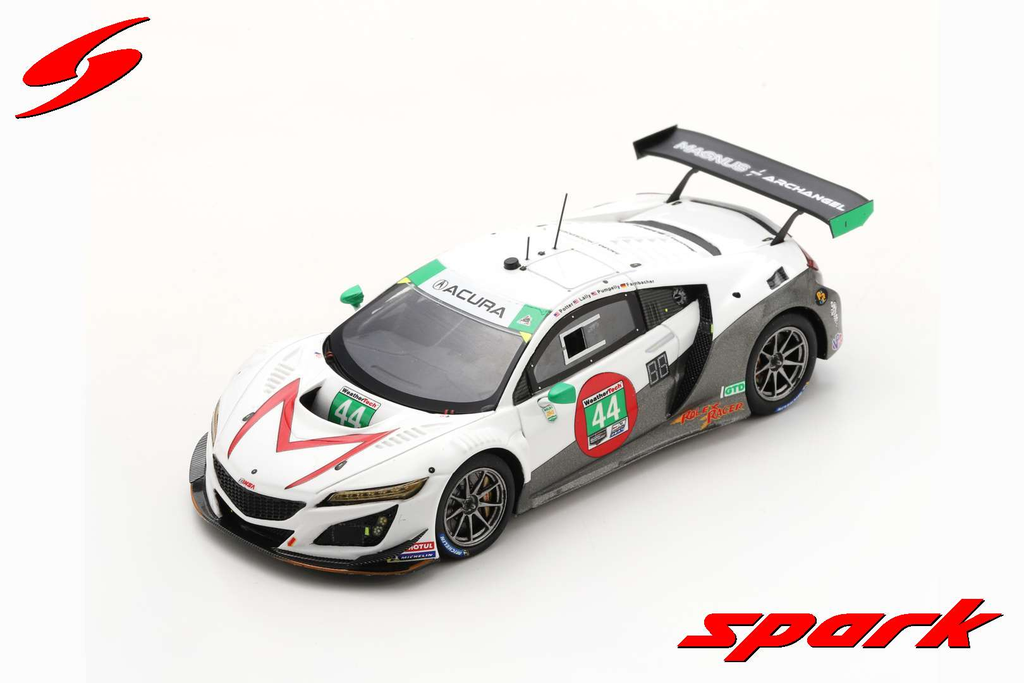 Spark : ACURA NSX GT3 NO.44 │MAGNUS WITH ARCHANGEL 24H DAYTONA 2021 J. POTTER - A. LALLY - S. PUMPELLY - M. FARNBACHER LIMITED 300 [1/43]