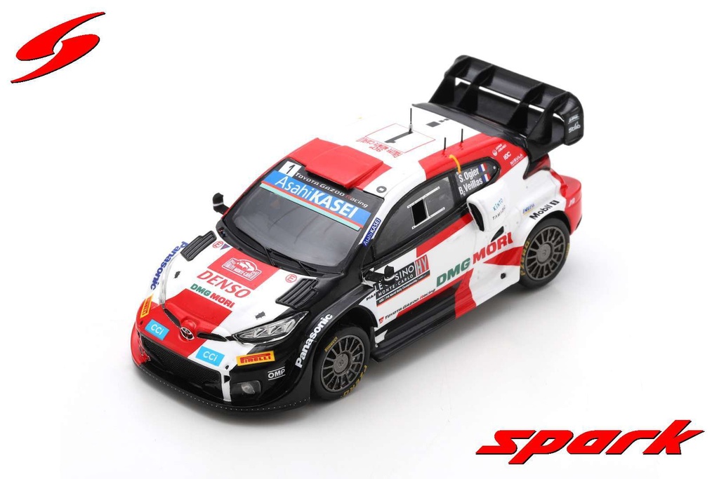 TOYOTA GR YARIS Rally1 No.1 TOYOTA GAZOO Racing WRT 2nd Rally Monte Carlo 2022 Sébastien Ogier - Benjamin Veillas [1/43]