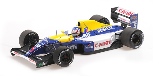 [MNC 110920005] Minichamps : WILLIAMS RENAULT FW14B │ NIGEL MANSELL – 1992 -  [1/18]