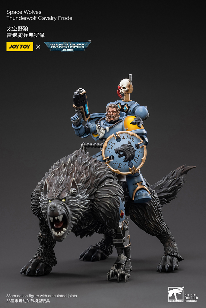 [JOY JT3099] JOYTOY : Space Wolves - Thunderwolf Cavalry Frode │ Warhammer 40.000