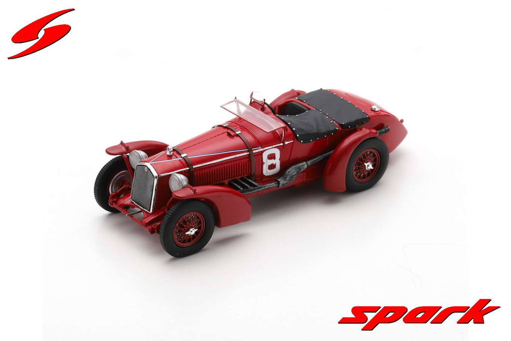 Spark : ALFA ROMEO 8C │ NO.8 WINNER 24H LE MANS 1932 R. SOMMER - L. CHINETTI [1/43] [1/43]