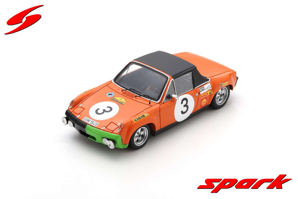 Spark : Porsche 914/6 #3 │ 2nd Marathon de la Route 190 - B.Waldegaard / A.Andersoon / G.Chasseuil [1/43]