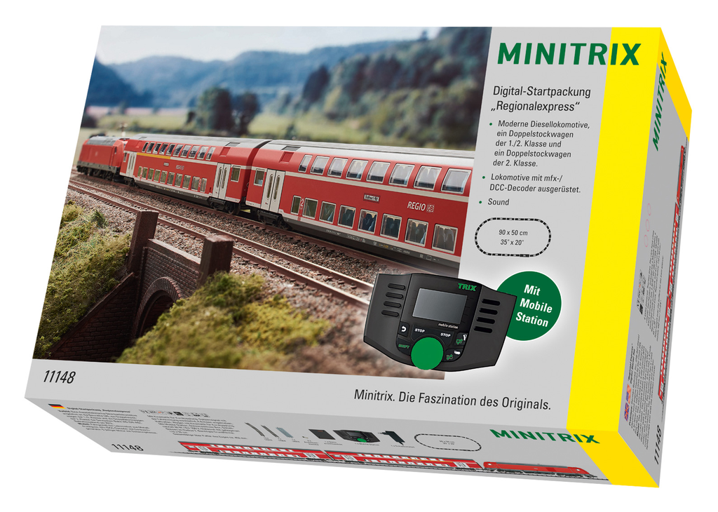 [MII 11148] Minitrix : Boite de départ Regional Express Digital