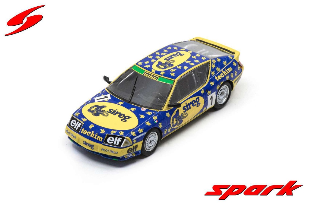 Alpine V6 Turbo No.1 Champion Renault Elf Turbo Europa Cup 1988 Massimo Sigala [1/43]