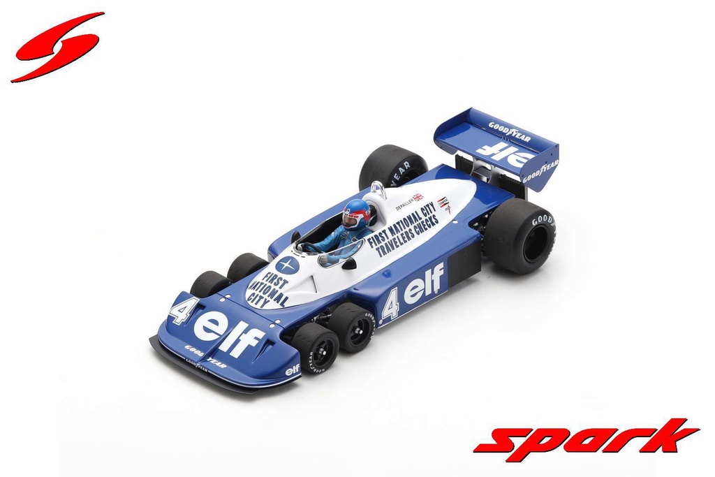 Tyrrell P34 No.4 3rd South African GP 1977 Patrick Depailler [1/18]